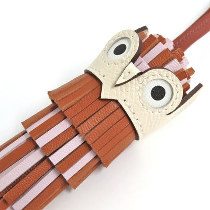Hermes Chouette Owl Charm Chouette H085001 Band Epi Smovepele Sienne K