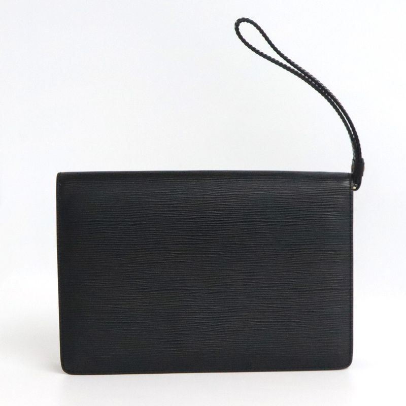 Louis Vuitton Epi Pochette Serie Dragonne M52612 Noir Black Second Bag
