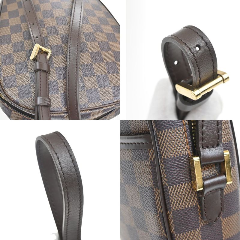 Louis Vuitton Ipanema PM Damier Ebène Shoulder Bag N51294 95ka755
