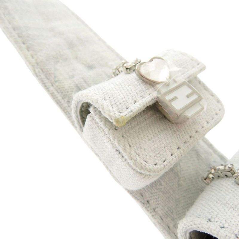 Fendi × MARC Jacobs Marc Jacobs Denim Stone Blue White Shoulder Strap 0847 Fendi
