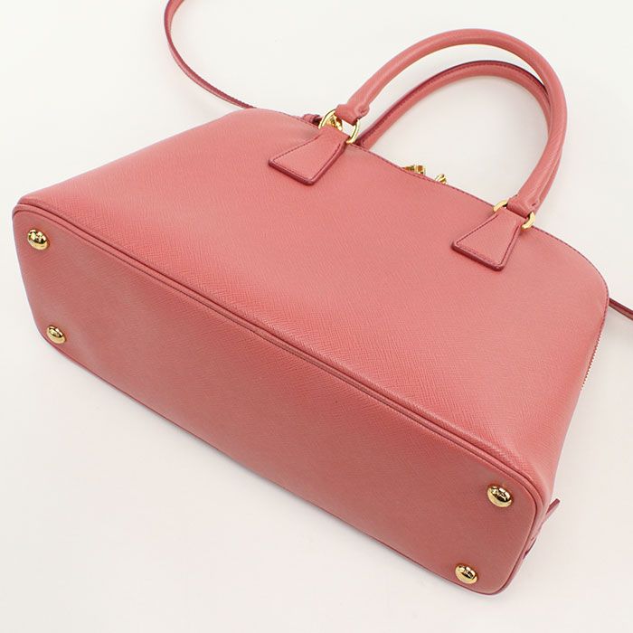Prada 2WAY Handbag Saffiano Leather Bl0837 Handbag Leather Women