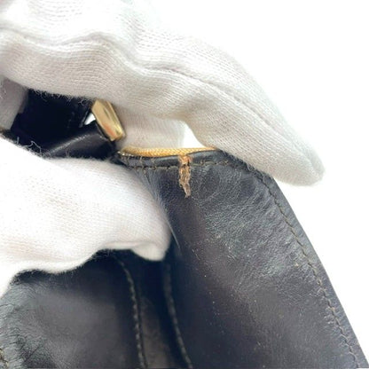 Gucci 001 4095 Handbag Shoulder Bag 2way Bamboo Sherry Line Beige Canvas