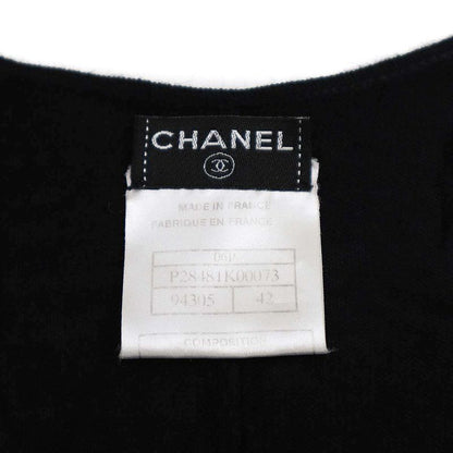 Chanel 2006aw Cardigan and Camisole Ensemble P28481k00073 Black 42