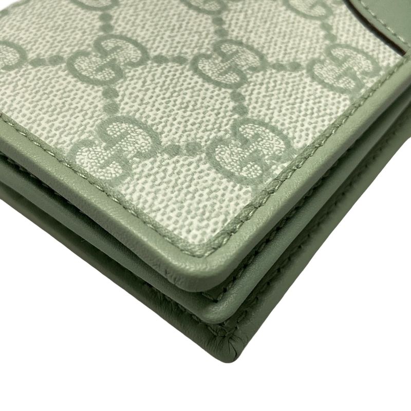 Gucci Bifold Wallet - 820692 Green Leather