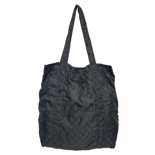 Gucci Tote Bag GG Pattern 223669 Black Eco Bag/bear