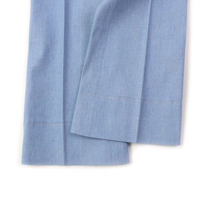 Saint Laurent Paris 22 693735 Stitch Design Center Press Denim Pants Light Blue