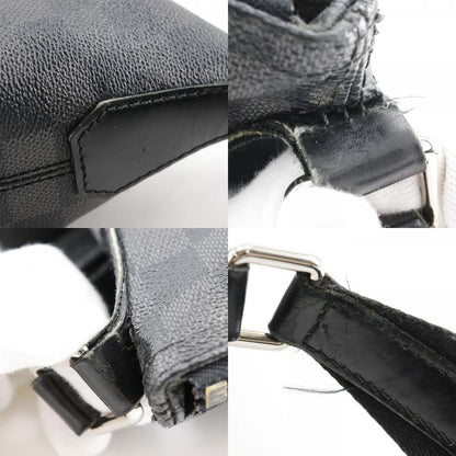 Louis Vuitton Mick PM N41211 Damier Graphite Canvas Black Sr1104 Men's Shoulder