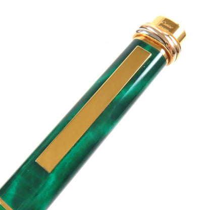 Cartier Vintage Malachite Trinity De Cartier Very Rare Marbled Cap Ballpoint