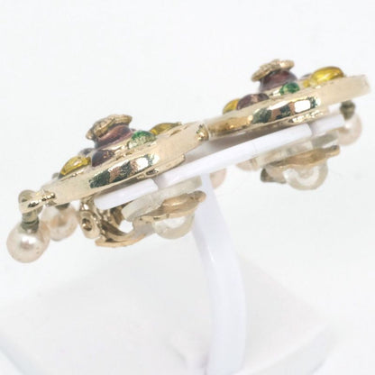 Chanel Coco Mark Faux Pearl Multicolor 07P Ladies 10.5g Earring