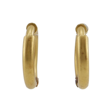 Chanel Coco Loop Vintage Gold Plated Ladies 22.6g Earrings