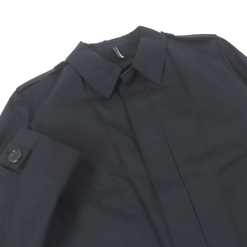 DIOR Homme DIOR Homme 363c357z2175 Stencil Collar Coat With Logo Button