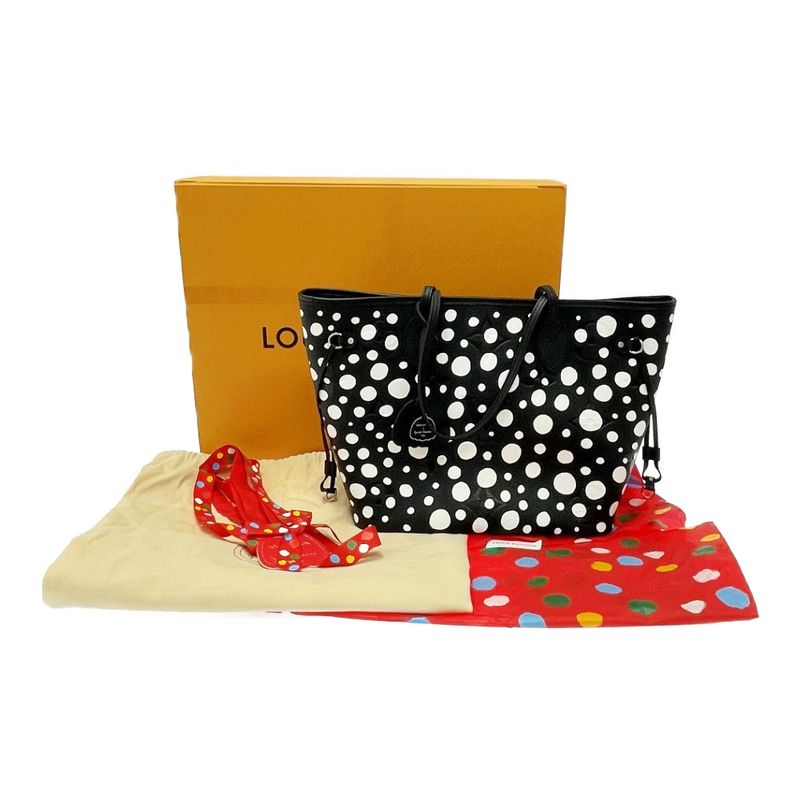 Louis Vuitton M46390 Empreinte Yayoi Kusama Neverfull MM Dot 395905 Shoulder Bag