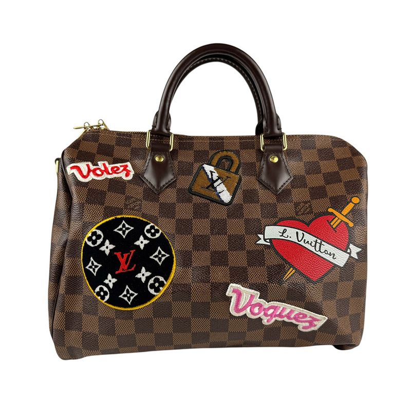 Louis Vuitton Shoulder Bag Handbag Damier Speedy Bandoliere 30 N40060