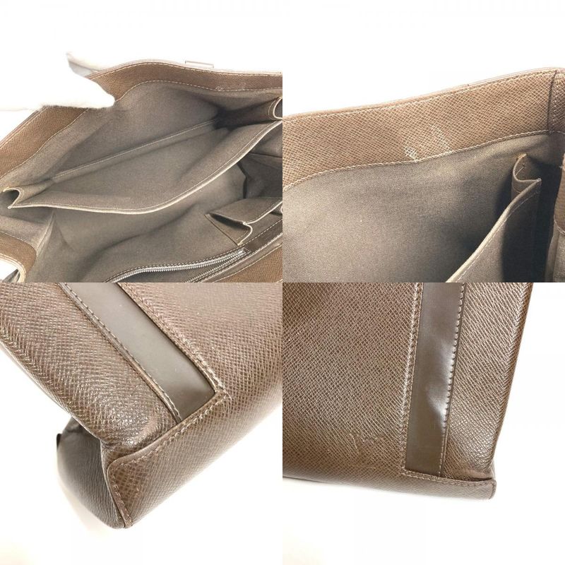 Louis Vuitton Handbag Casbek PM Casbek PM M31028 Taiga Leather Grizzly Brown