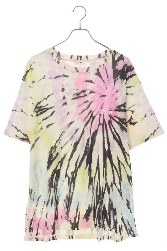 Celine By Edith Liman 23AW 2x59g649v Logo Tie Dye T-shirt Men's XL