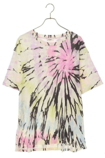 Celine By Edith Liman 23AW 2x59g649v Logo Tie Dye T-shirt Men's XL