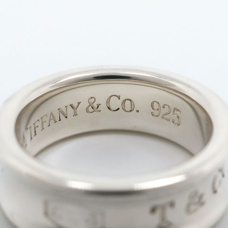 [tiffany & Co] Tiffany & Co 1837 Silver 925 Size 10.5 Ladies' 7.1g Ring