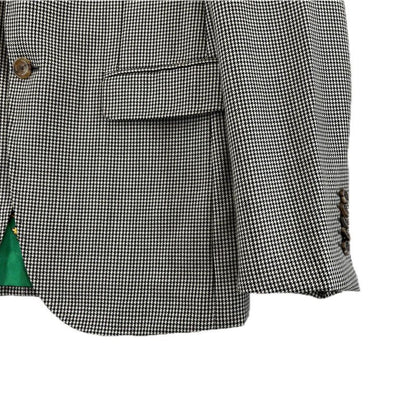 Gucci 574351 Wool Mohair Blend Staggered Pattern With Full Lining Single