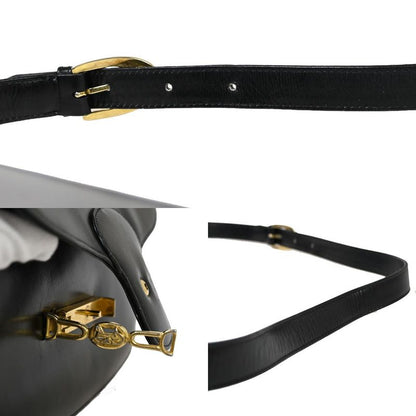 Celine Carriage Shoulder Bag Leather Black 83fa496