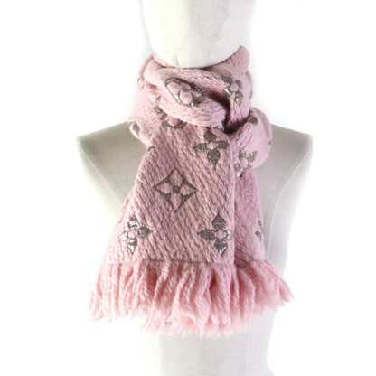 Louis Vuitton 19 M70466 Echarpe Logomania Shine Silk Blend Rose Ballerine
