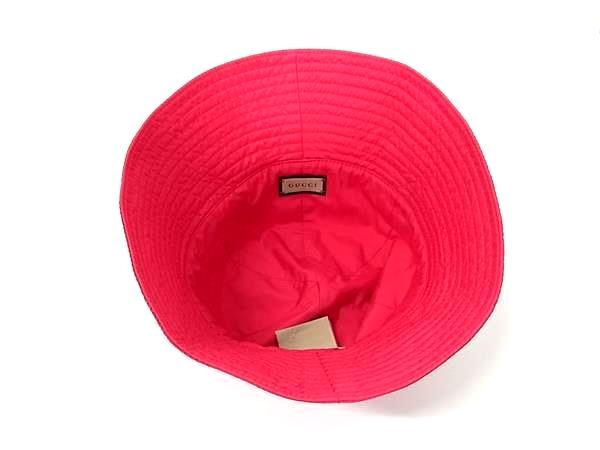 Gucci GG Marmont 100% Polyester Bucket Hat Size M Women's Pink Bj7696