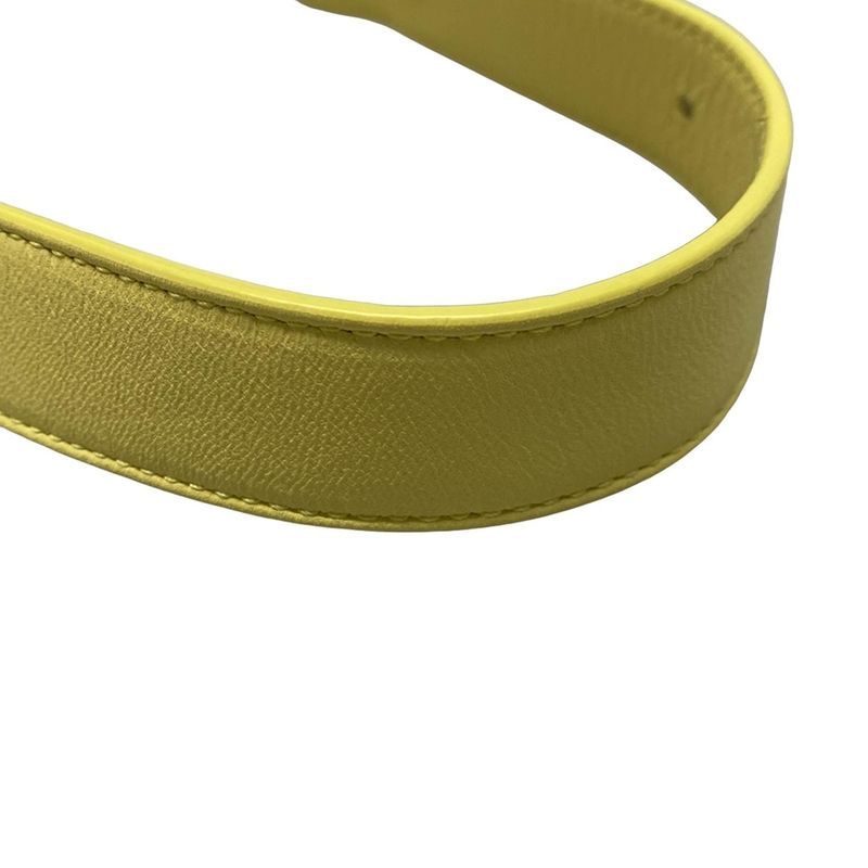 Bottega Veneta Shoulder Bag Padded Cassette Yellow Lambskin