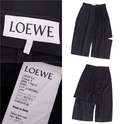 Loewe Pants Wide Pants Wool Bottoms Women's Yi