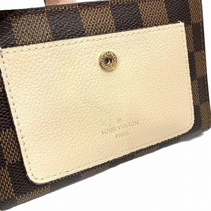 Louis Vuitton Damier Portefeuille Juliette N60380 Bifold Wallet For Women