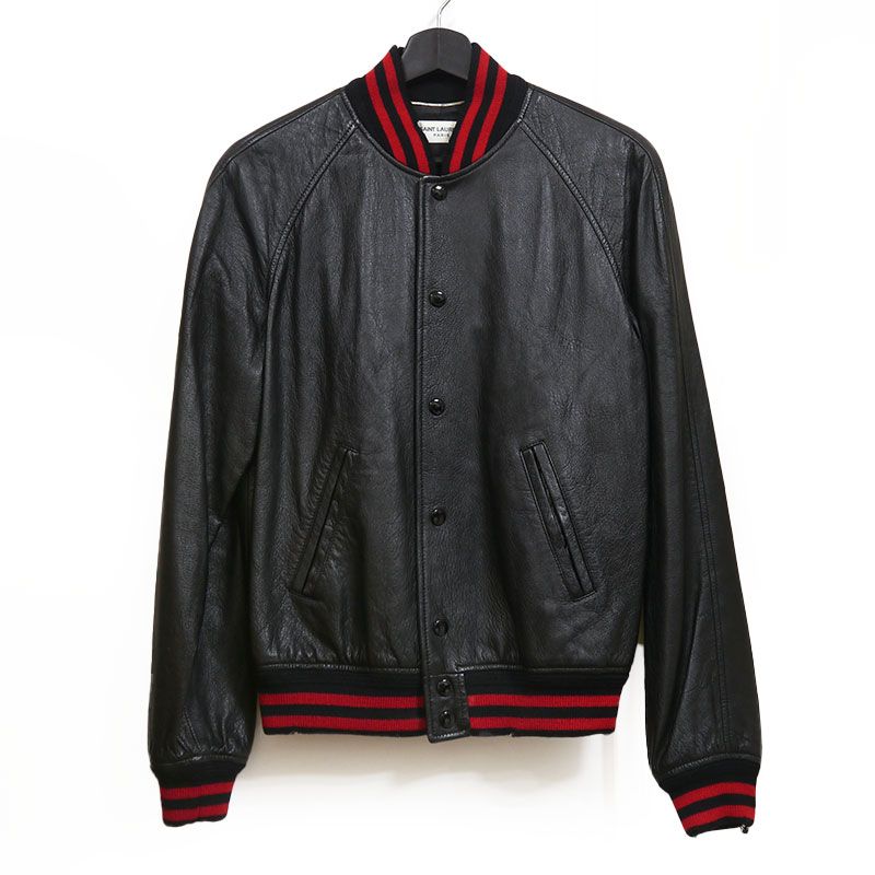 Saint Laurent Teddy Jacket 44 Black Damaged