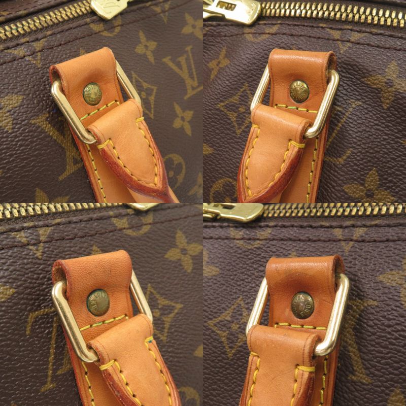 Louis Vuitton Keepall Bandoliere 55 Monogram M41414 Boston Bag LV 0400 Louis