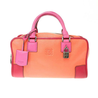 Loewe Amazona 28 Mini Boston Leather Bag 352.35aa03 Orange