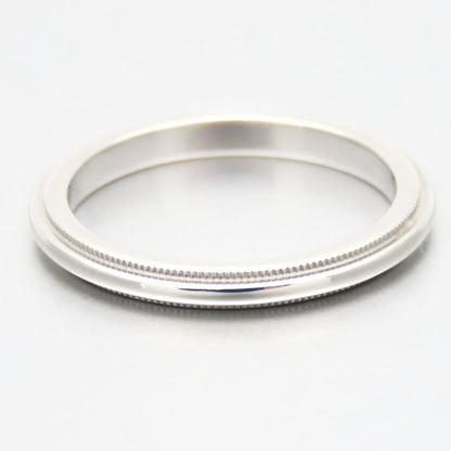 Tiffany & Co Ring / Ring Millegrain Pt950 Approx 2.9g Platinum Jewelry Ladies