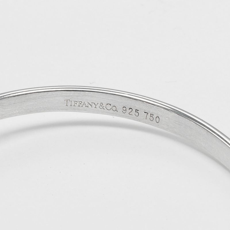 Tiffany & Co Love Knot 925 Silver And 18K Yellow Gold Ladies 12g Bracelet