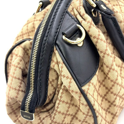 Gucci Sookie Guccissima Leather Brown Handbag Gold 223974