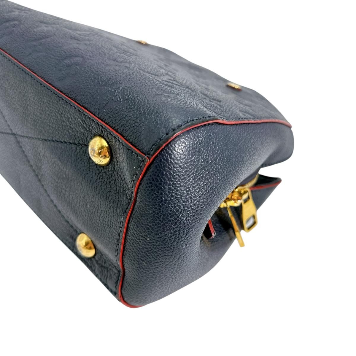 Louis Vuitton Empreinte Montaigne BB Marine Rouge Shoulder Bag