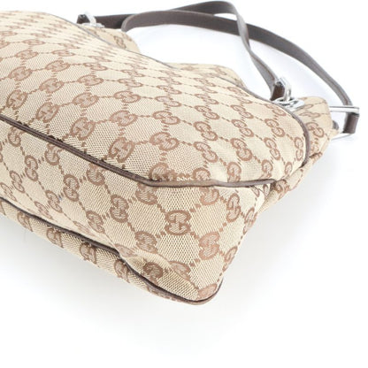 Gucci GG Canvas Leather Tote Bag Shoulder Hand Brown 121023 Women's EUE Cw44-6