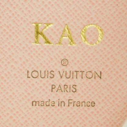 Louis Vuitton Monogram Portefeuille Zoe M62933 Brown Rose Ballerine Women's