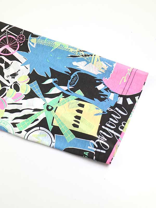 Balenciaga 20ss City Print Cotton Dress Mix XS