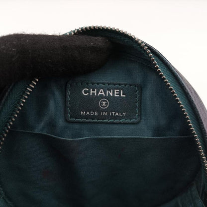 CHANEL  Round Green Caviar Skin A8159926605003