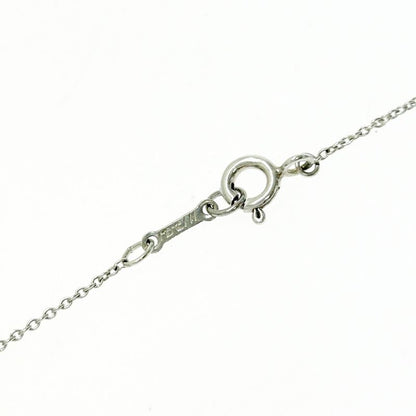 Tiffany & Co Silver Elsa Peretti Tia Dos Rop Necklace 3.1g 925 Engraved 404305