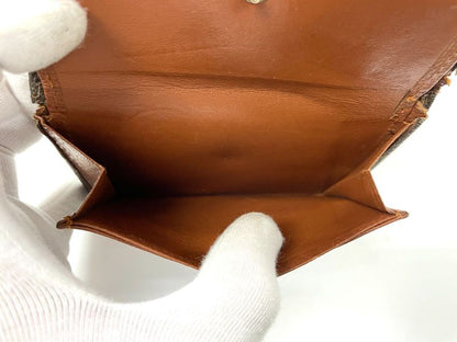 Louis Vuitton Monogram Portobier Identity Bifold Wallet Billfold Card Case Pass