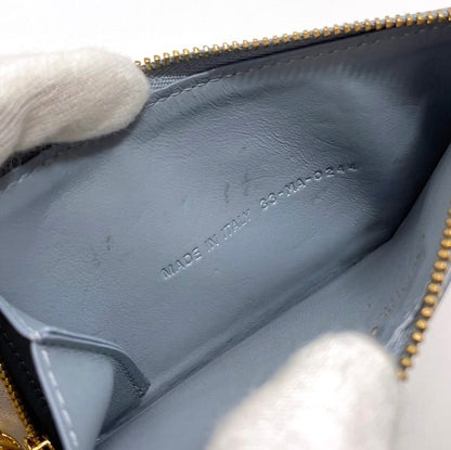 Christian Dior Coin Case Blue Lady Dior Excellent Condition Leather