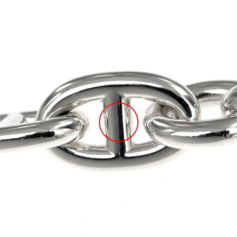 Hermes Chaine D'ancre MM 13 Frames Ag925 Silver - Bracelet Bangle