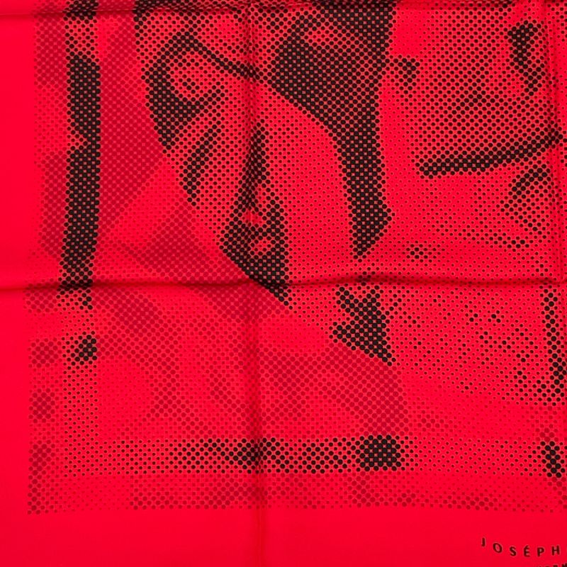 Hermes Carre 90 Josephine Dance Scarf Red Silk