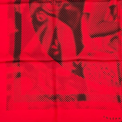 Hermes Carre 90 Josephine Dance Scarf Red Silk