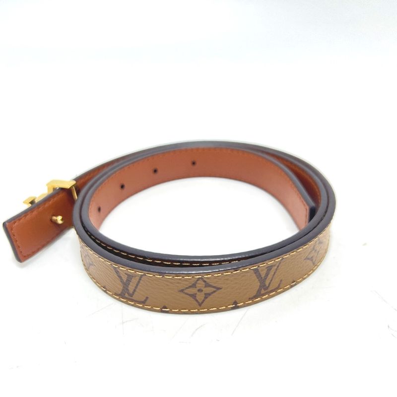 Louis Vuitton Belt LV Iconic 20mm (079in) M0440 Monogram Canvas Brown