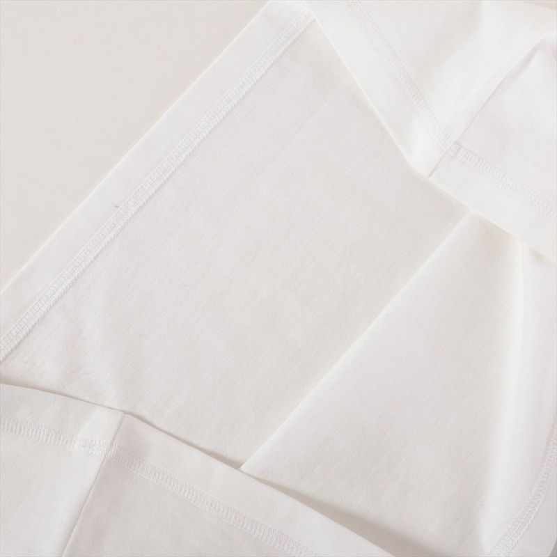 Hermes 100% Cotton T-shirt Women's 36 2e4613du White Made In France