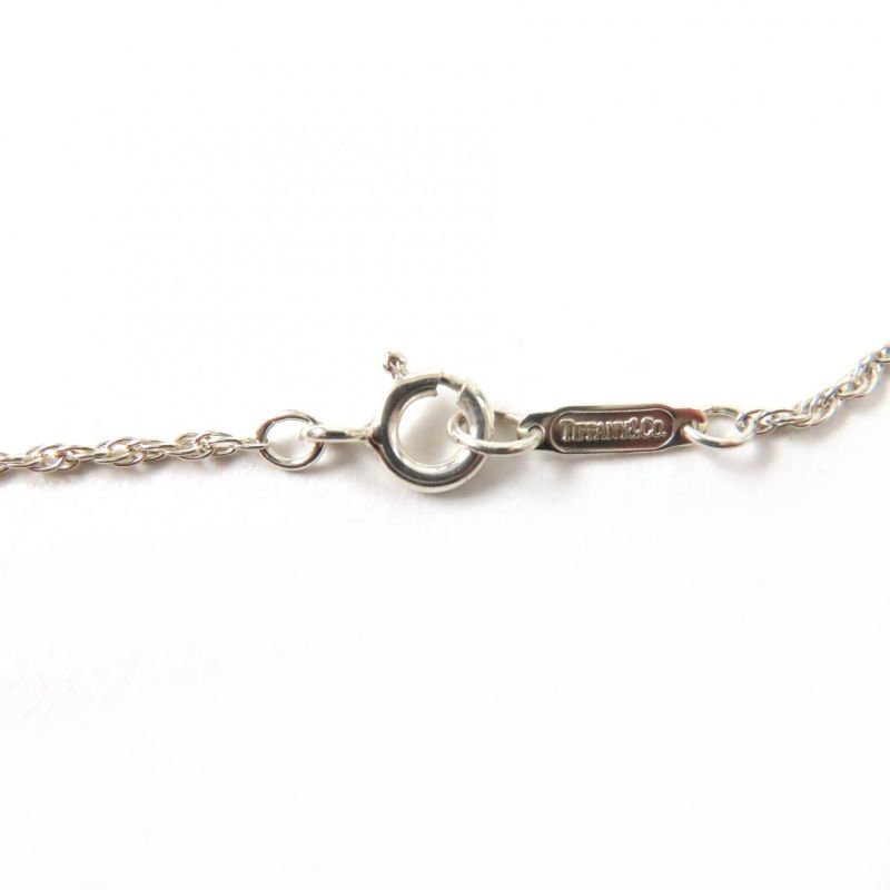 Tiffany & Co Triple Ribbon Combi Necklace Pendant Accessory Sv925 750 Silver