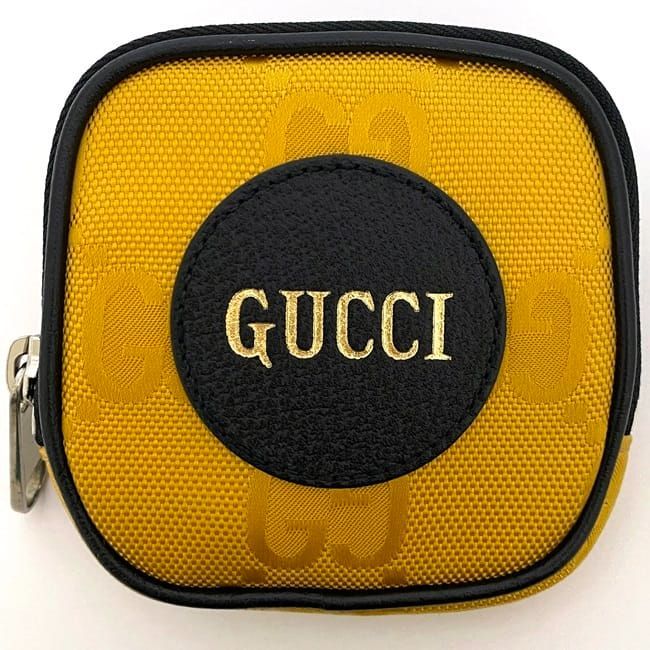 Gucci Mini Pouch Yellow Black Off the Grid 645060