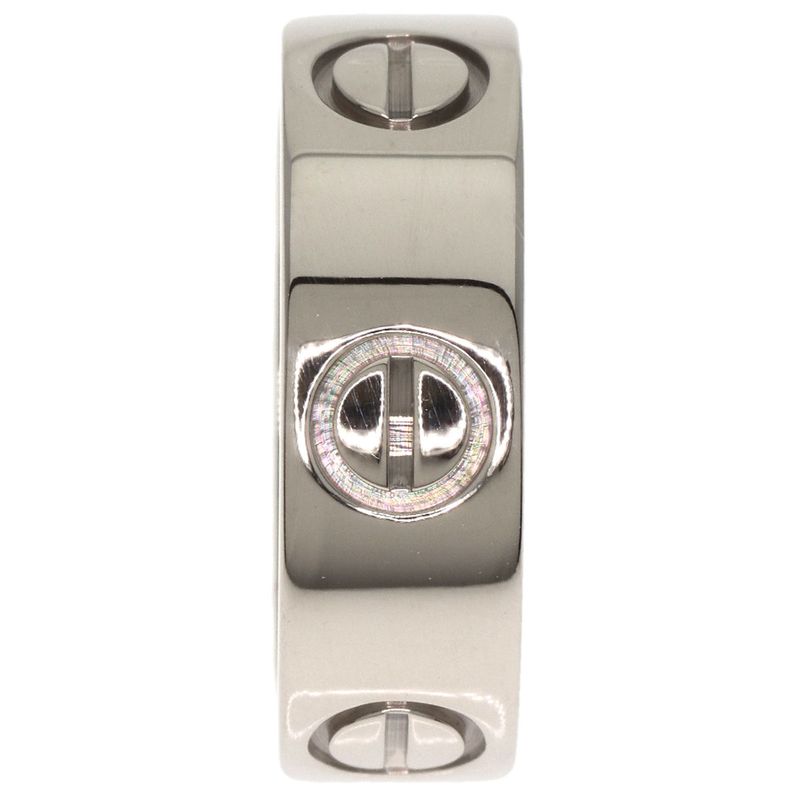 Cartier Love Ring #47 Ring - 18K White Gold Ladies